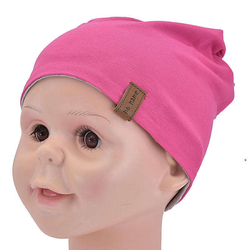 Baby Wendemütze 55-57 size uni pink